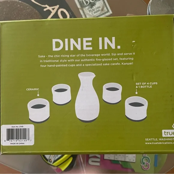 Ceramic Sake Set. - Picture 3 of 3